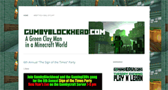 Desktop Screenshot of gumbyblockhead.com